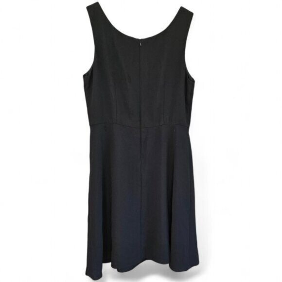 NWT Coldwater Creek Black Sleeveless A-Line Dress Size 14 Womens Classic Fit - Picture 2 of 6